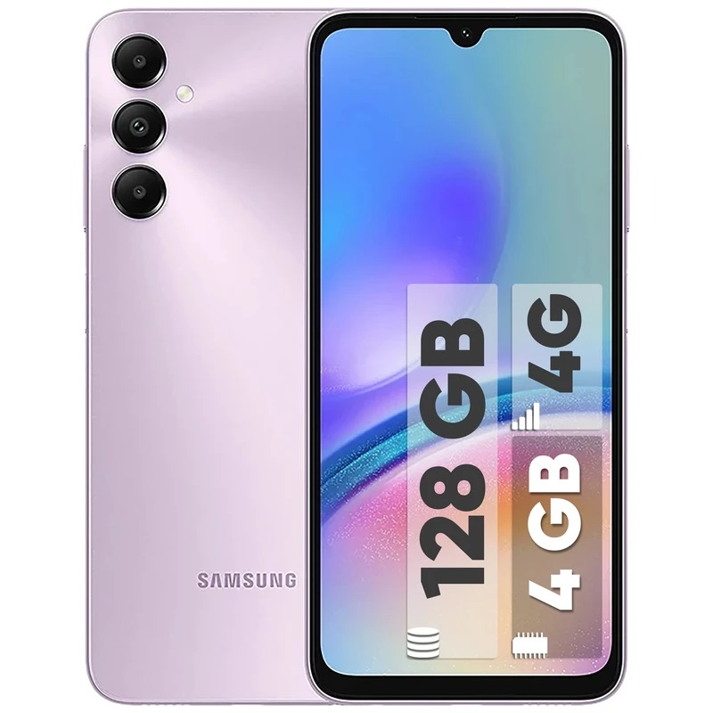 گوشی موبایل سامسونگ مدل Galaxy A05s دو سیم کارت ظرفیت 128 گیگابایت و رم 4 گیگابایت گوشی موبایل سامسونگ مدل Galaxy A05s دو سیم کارت ظرفیت 128 گیگابایت و رم 4 گیگابایت