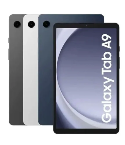 تبلت 8.7 اینچ سامسونگ مدل Galaxy Tab A9-4G، ظرفیت 64 گیگابایت و رم 4 گیگابایت، رزولوشن دوربین 8 مگاپیکسل، دارای قابلیت پشتیبانی از یک سیم کارت، رابط کاربری One UI 5.1، قابلیت شارژ با توان حداکثری 15 وات