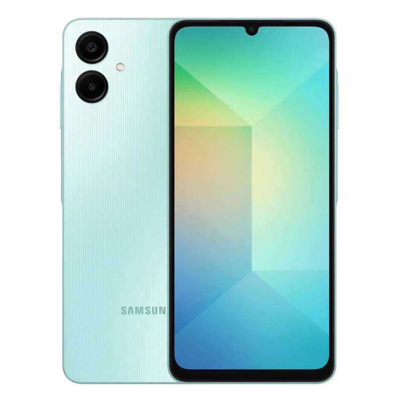 گوشی موبایل سامسونگ مدل Galaxy A06 دو سیم کارت ظرفیت 128 گیگابایت و رم 6 گیگابایت گوشی موبایل سامسونگ مدل Galaxy A06 دو سیم کارت ظرفیت 128 گیگابایت و رم 6 گیگابایت