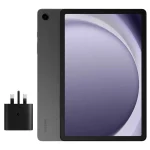تبلت 11 اینچ سامسونگ مدل Galaxy Tab A9 Plus 5G، ظرفیت 64 گیگابایت و رم 4 گیگابایت به همراه شارژر، رزولوشن دوربین 8 مگاپیکسل، پردازنده گرافیک Adreno 619