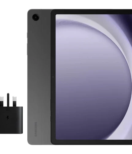 تبلت 11 اینچ سامسونگ مدل Galaxy Tab A9 Plus 5G، ظرفیت 64 گیگابایت و رم 4 گیگابایت به همراه شارژر، رزولوشن دوربین 8 مگاپیکسل، پردازنده گرافیک Adreno 619