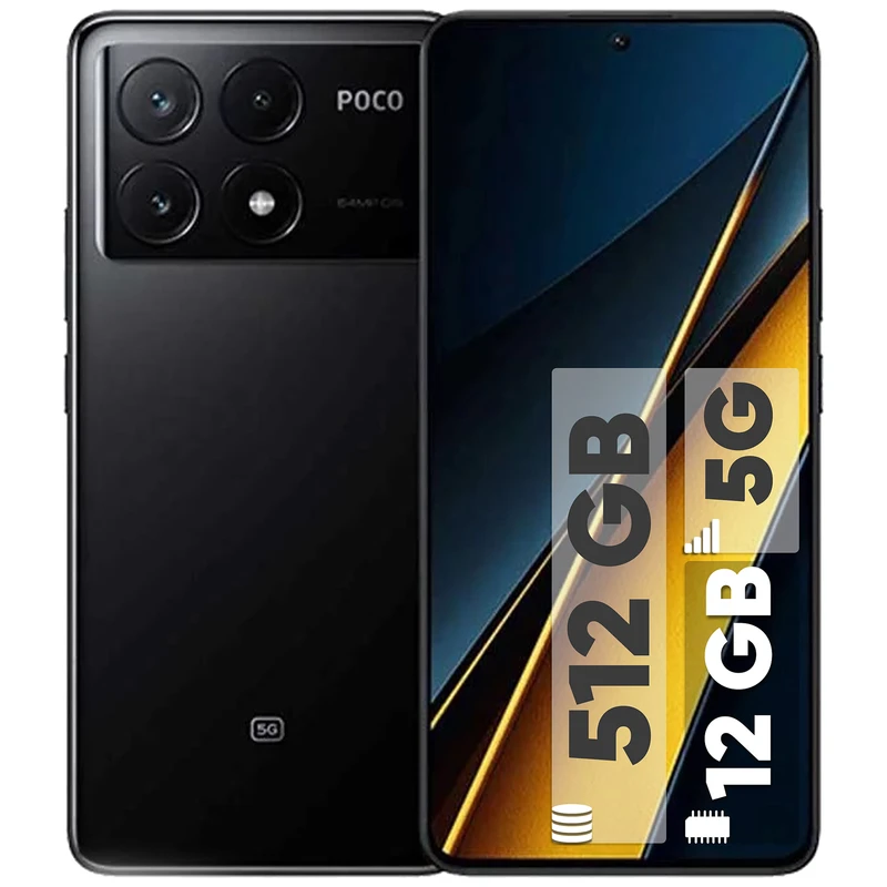 گوشی موبایل شیائومی مدل Poco X6 Pro ظرفیت 512 گیگابایت و رم 12 گیگابایت گوشی موبایل شیائومی مدل Poco X6 Pro ظرفیت 512 گیگابایت و رم 12 گیگابایت