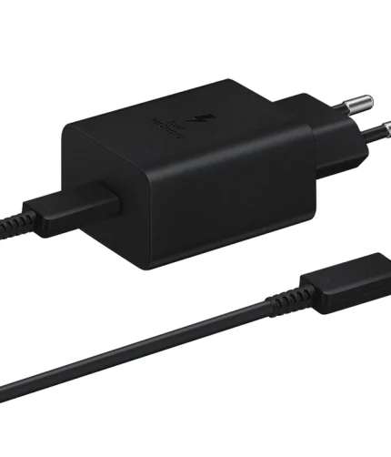 شارژر دیواری 45 وات سامسونگ مدل EP-T4510 به همراه کابل تبدیل USB-C