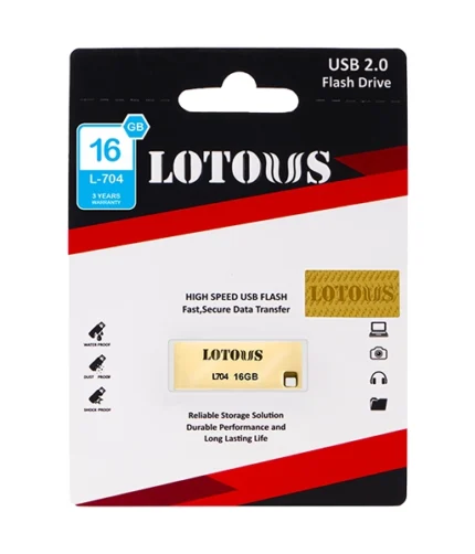 فلش مموری لوتوس مدل L-704 ظرفیت 16 گیگابایت