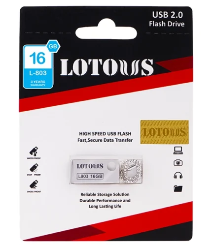 فلش مموری لوتوس مدل L-803 ظرفیت 16 گیگابایت