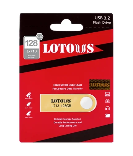 فلش مموری لوتوس مدل L-713 ظرفیت 128 گیگابایت