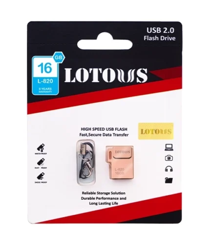 فلش مموری لوتوس مدل L-820 ظرفیت 16 گیگابایت