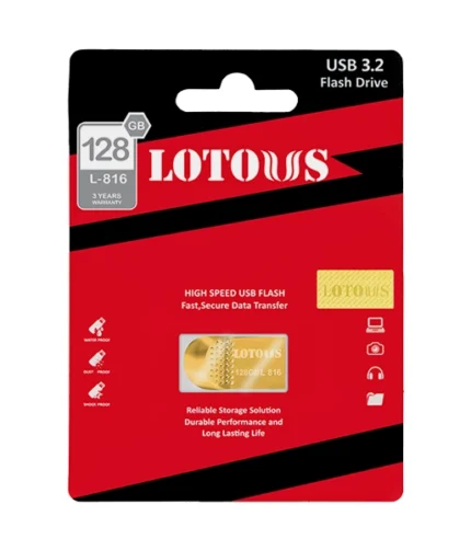 فلش مموری لوتوس مدل L-816 ظرفیت 128گیگابایت