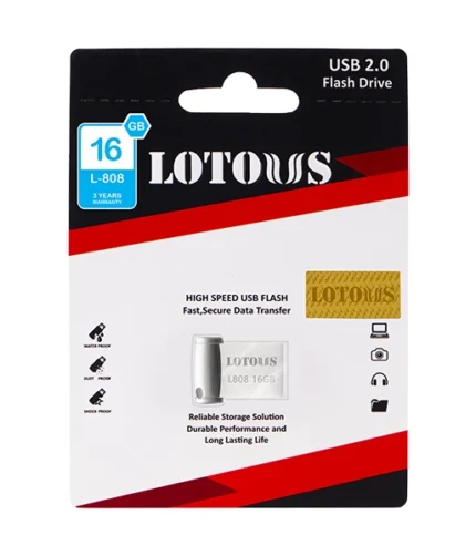 فلش مموری لوتوس مدل L-808 ظرفیت 16 گیگابایت