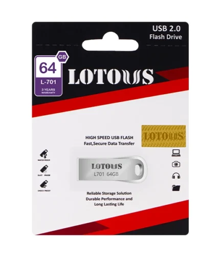 فلش مموری لوتوس مدل L-701 ظرفیت 64 گیگابایت