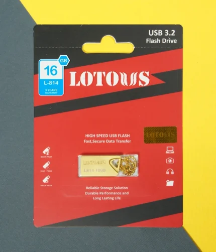فلش مموری لوتوس مدل L-814 ظرفیت 16 گیگابایت