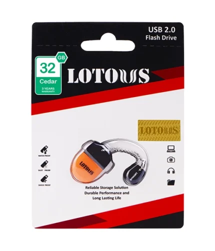 فلش مموری لوتوس مدل CEDAR ظرفیت 32 گیگابایت