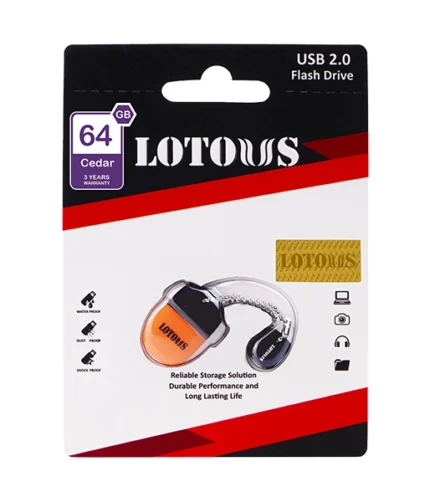 فلش مموری لوتوس مدل CEDAR ظرفیت 64 گیگابایت