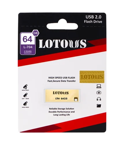 فلش مموری لوتوس مدل L-704 ظرفیت 64 گیگابایت