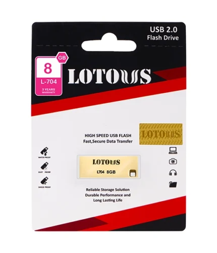 فلش مموری لوتوس مدل L-704 ظرفیت 8 گیگابایت