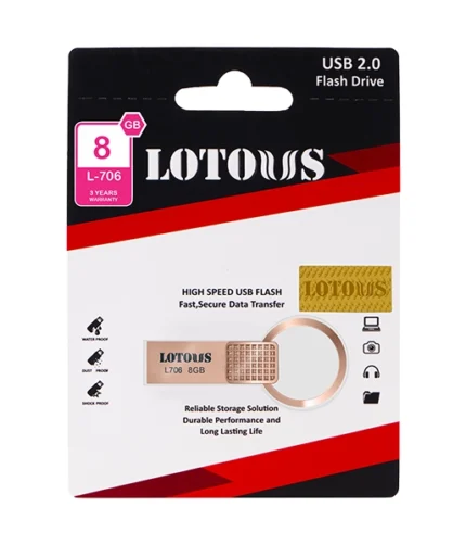 فلش مموری لوتوس مدل L-706 ظرفیت 8 گیگابایت