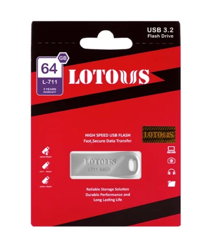 فلش مموری لوتوس مدل L-711 ظرفیت 64گیگابایت