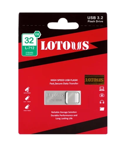 فلش مموری لوتوس USB 3.2 مدل L-712 ظرفیت 32 گیگابایت