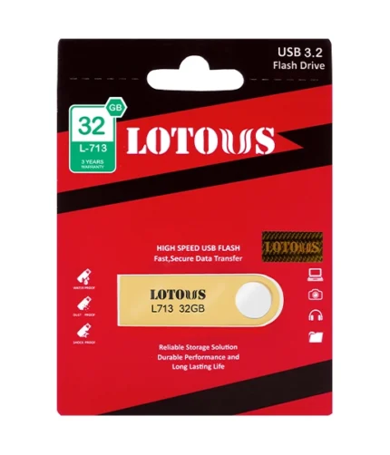 فلش مموری لوتوس USB 3.2 مدل L-713 ظرفیت 32 گیگابایت