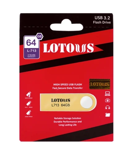 فلش مموری لوتوس مدل L-713 ظرفیت 64 گیگابایت