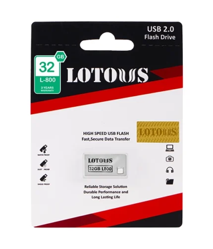 فلش مموری لوتوس مدل L-800 ظرفیت 32 گیگابایت