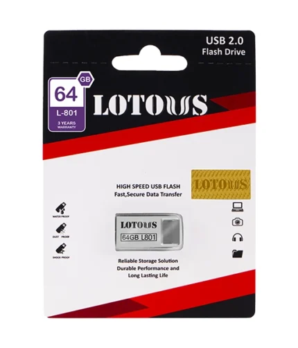 فلش لوتوس مدل L-801 ظرفیت 64 گیگابایت