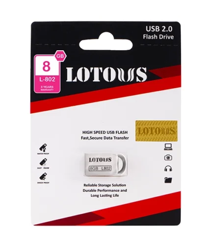 فلش مموری لوتوس مدل L802 ظرفیت 8 گیگابایت