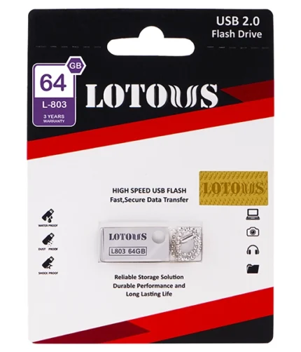 فلش مموری لوتوس مدل L-803 ظرفیت 64 گیگابایت