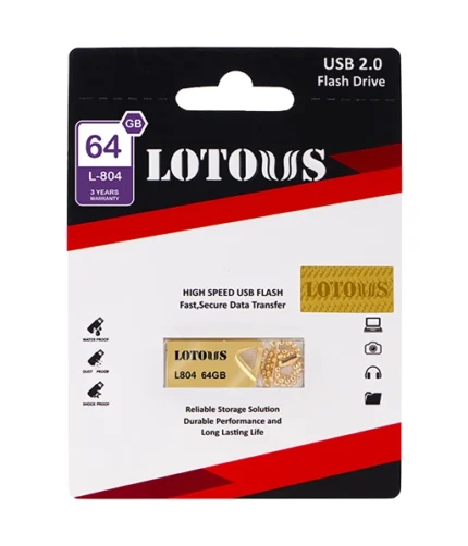 فلش مموری لوتوس مدل L-804 ظرفیت 64 گیگابایت