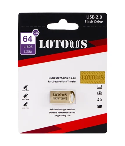 فلش مموری لوتوس مدل L-805 ظرفیت 64 گیگابایت