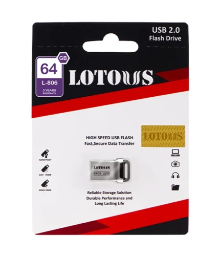 فلش مموری لوتوس مدل L-806 ظرفیت 64 گیگابایت