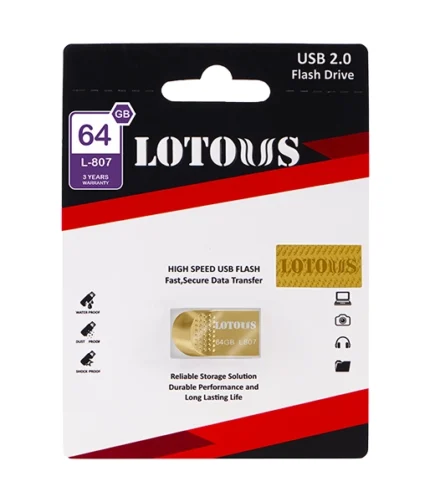 فلش مموری لوتوس مدل L-807 ظرفیت 64 گیگابایت