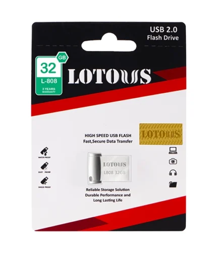 فلش مموری لوتوس مدل L808 ظرفیت 32 گیگابایت