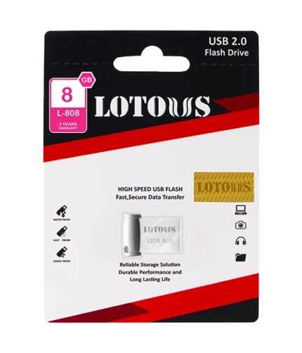 فلش مموری لوتوس مدل L-808 ظرفیت 8 گیگابایت