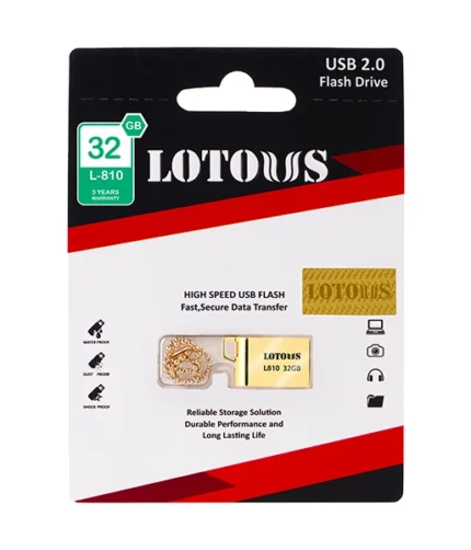 فلش مموری لوتوس مدل L-810 ظرفیت 32 گیگابایت