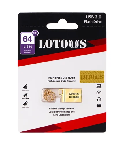 فلش مموری لوتوس مدل L-810 ظرفیت 64 گیگابایت