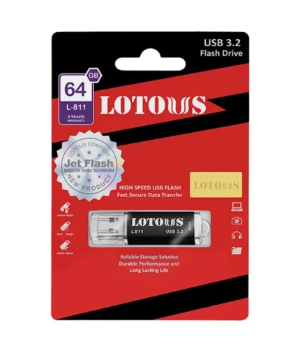 فلش مموری لوتوسL-811 ظرفیت 64 گیگابایت