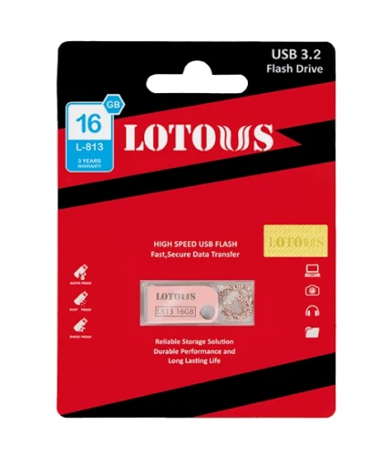 فلش مموری لوتوس مدل L-813 ظرفیت 16 گیگابایت