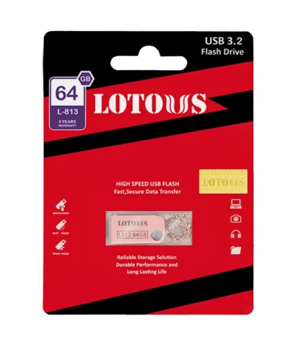 فلش مموری لوتوس مدل L-813 ظرفیت 64 گیگابایت