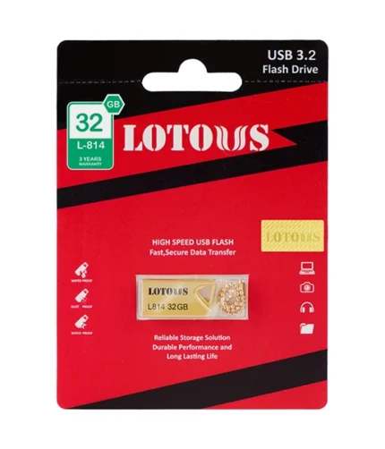 فلش مموری لوتوس مدل L-814 ظرفیت 32 گیگابایت