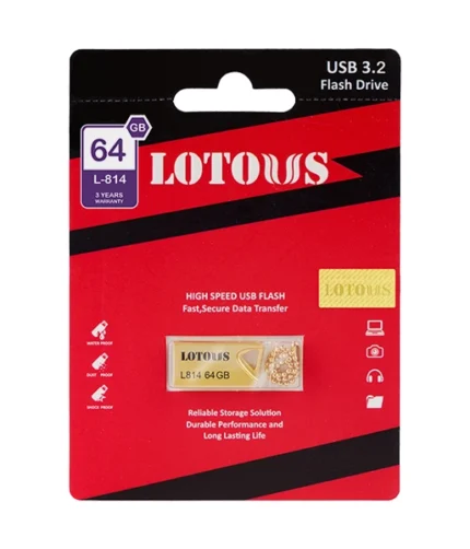 فلش مموری لوتوس مدل L-814 ظرفیت 64 گیگابایت