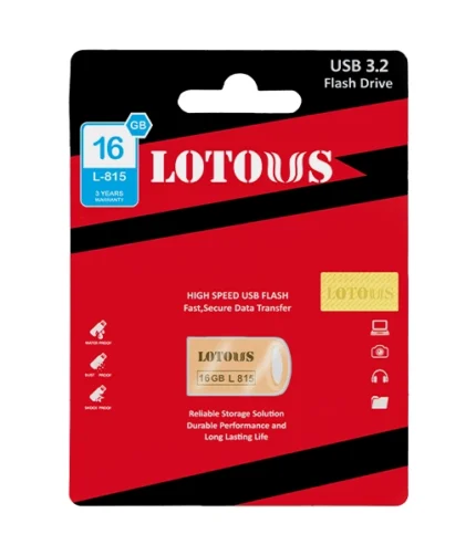 فلش مموری لوتوس مدل L-815 ظرفیت 16 گیگابایت