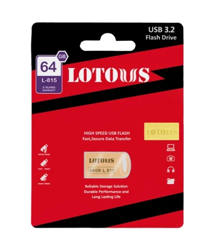 فلش مموری لوتوس مدل L-815 ظرفیت 64 گیگابایت