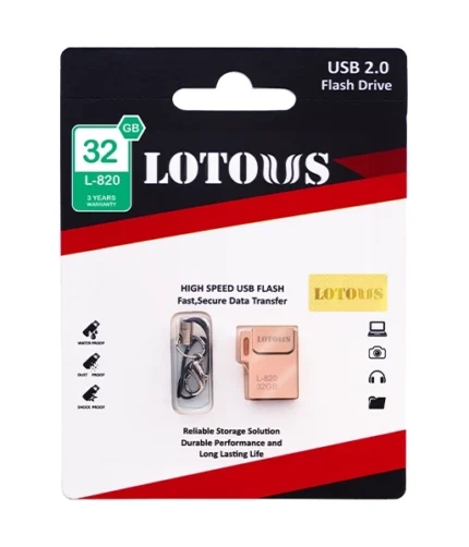 فلش مموری لوتوس مدل L-820 ظرفیت 32 گیگابایت