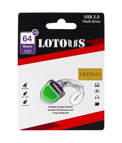 فلش مموری لوتوس مدل MAPLE ظرفیت 64 گیگابایت