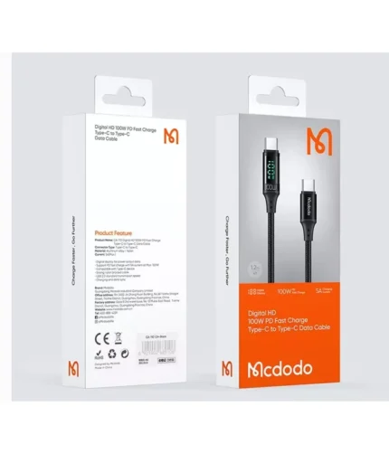 کابل USB-C مک دودو مدل Digital HD 100W PD Fast Charge