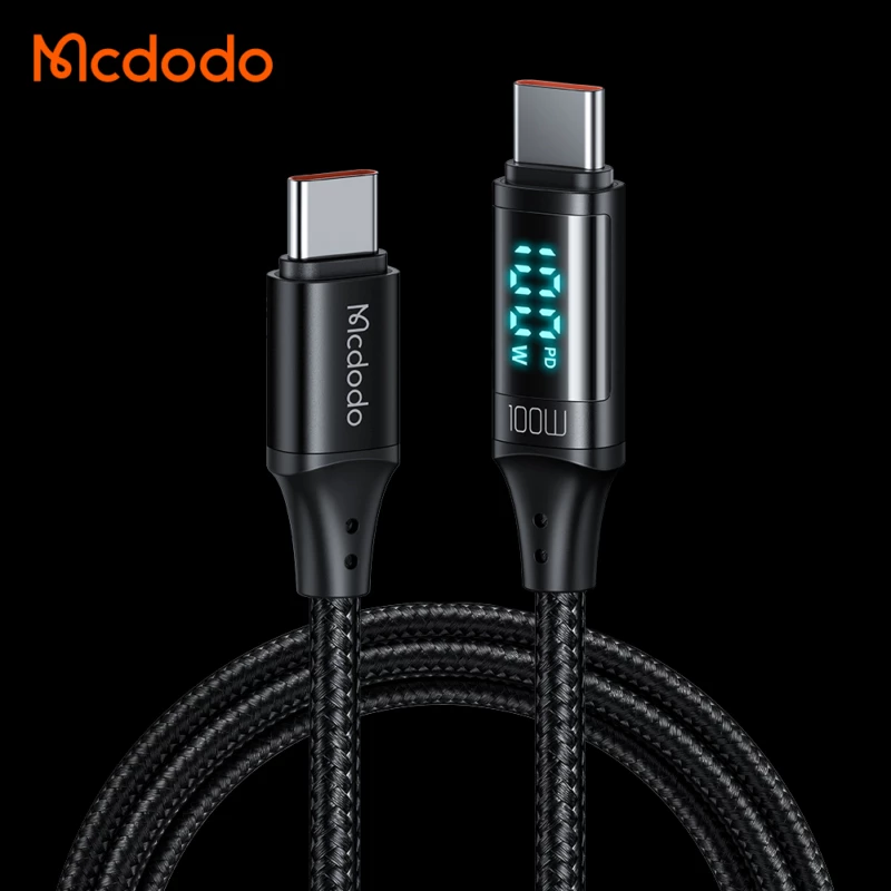 کابل USB-C مک دودو مدل Digital HD 100W PD Fast Charge کابل USB-C مک دودو مدل Digital HD 100W PD Fast Charge